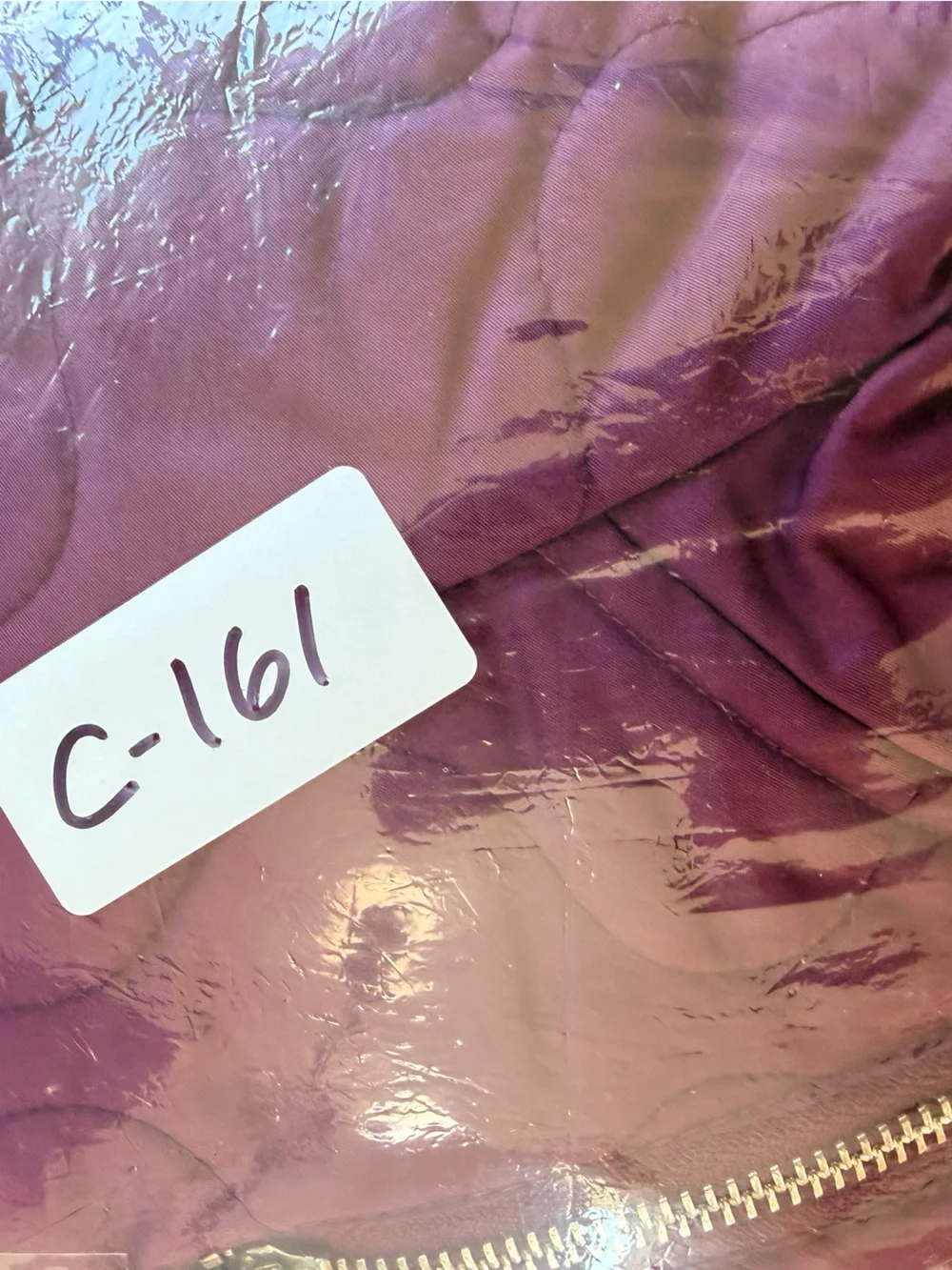 SO Girls Quilted Purple Puffer Jacket with Front Zippers